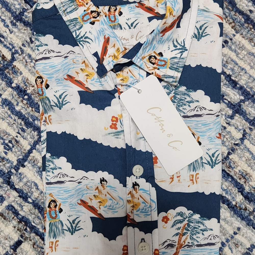 Cotton & Co. Hawaiian Print Shirt - New w/tags